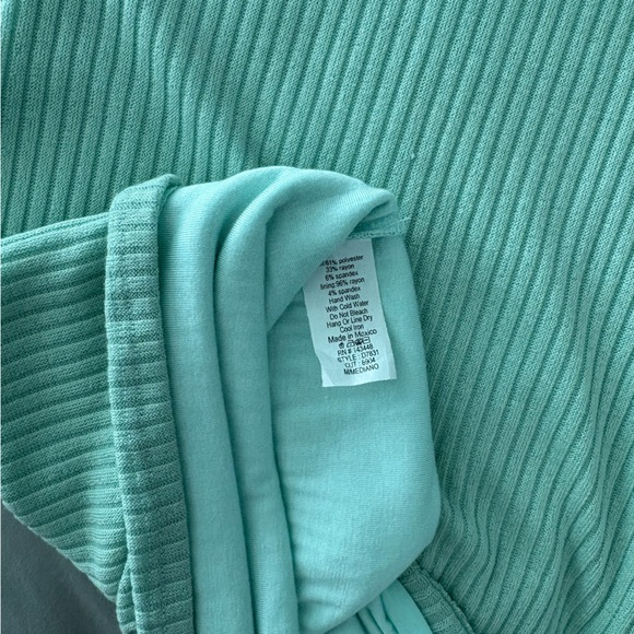 Windsor Mint Ribbed Mini Dress - Picture 4 of 4